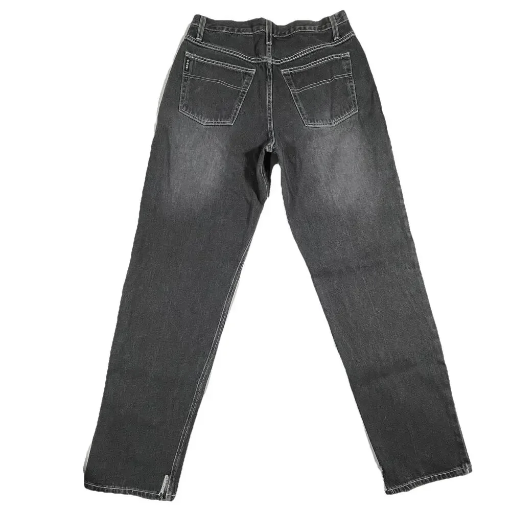 Vintage Cinch Black Wash Bootcut Jeans Mens 31x34 Western Cowboy Y2K